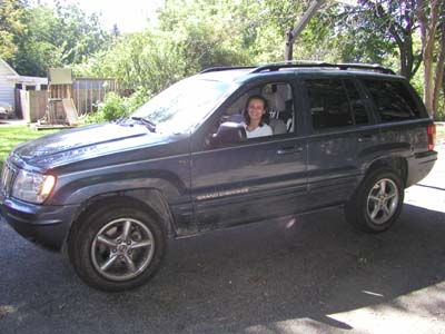 Alina In Jeep