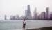 AlinaStandingBeforeChicagoSkylineJuly2003