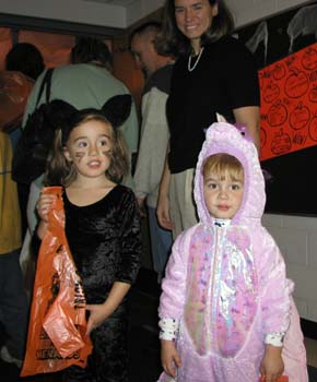 SydneyAndAvynInCostumeFrankenFunFest2003A